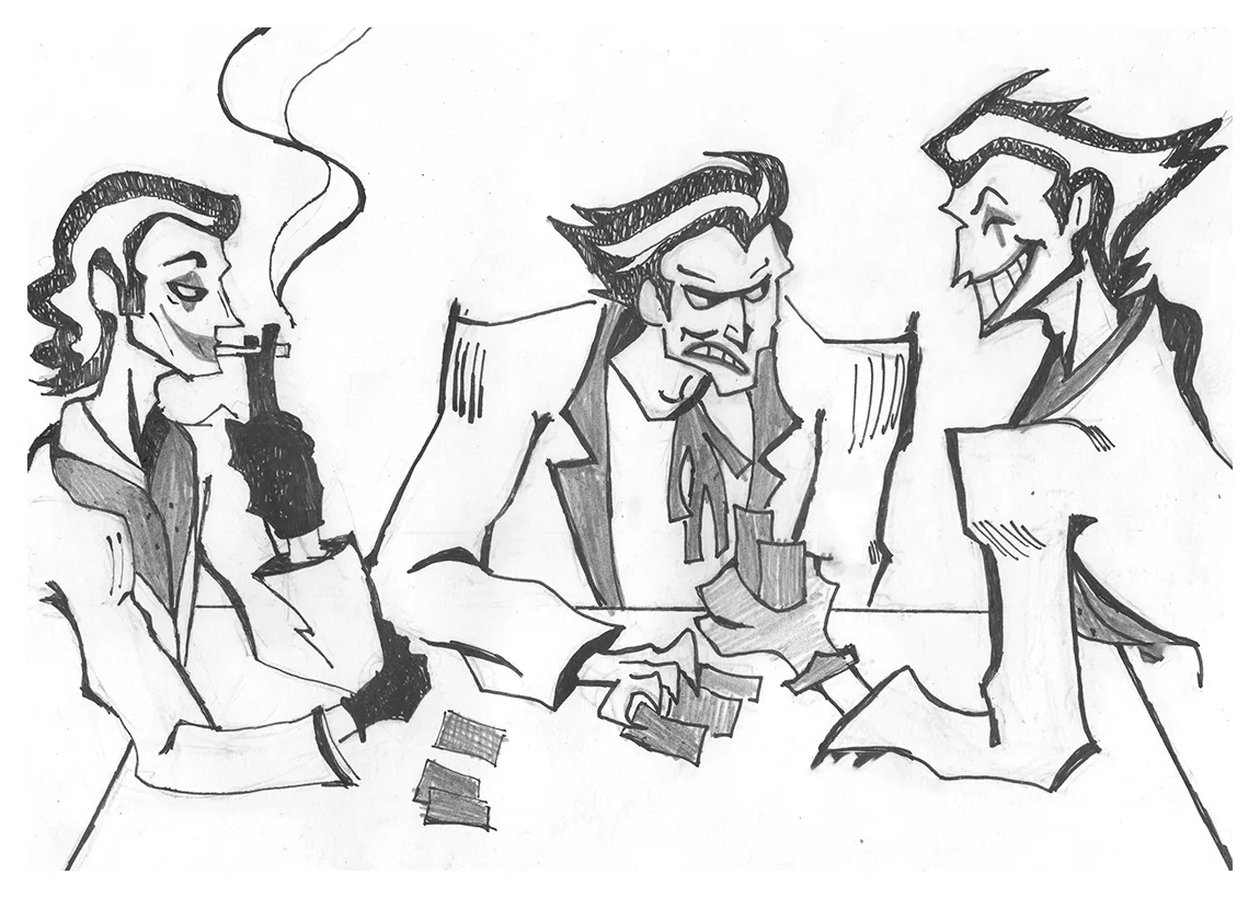 Edna V. — Jokers jugando al poker